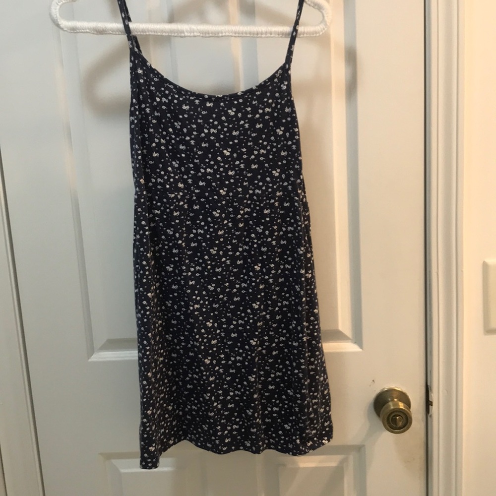 navy blue and white cami dress!